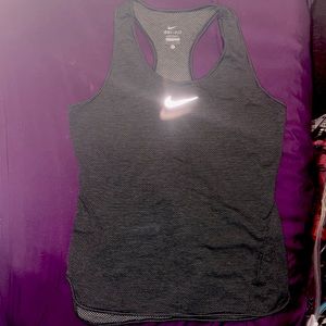 Women’s small nike dri fit tank top grey like new